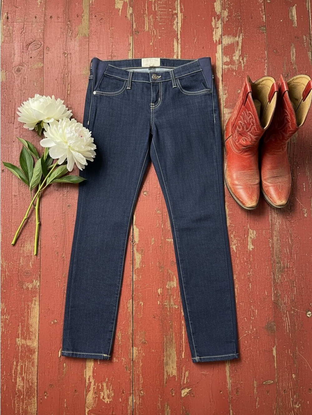 Current/Elliott Indigo Skinny Jeans